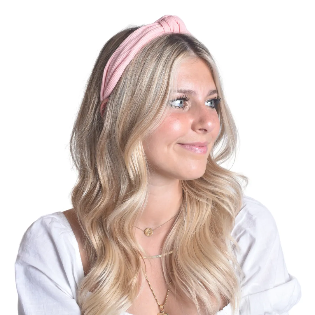 Essential Knotted Headband (Light Pink)