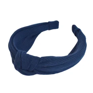 Essential Knotted Headband (Navy)