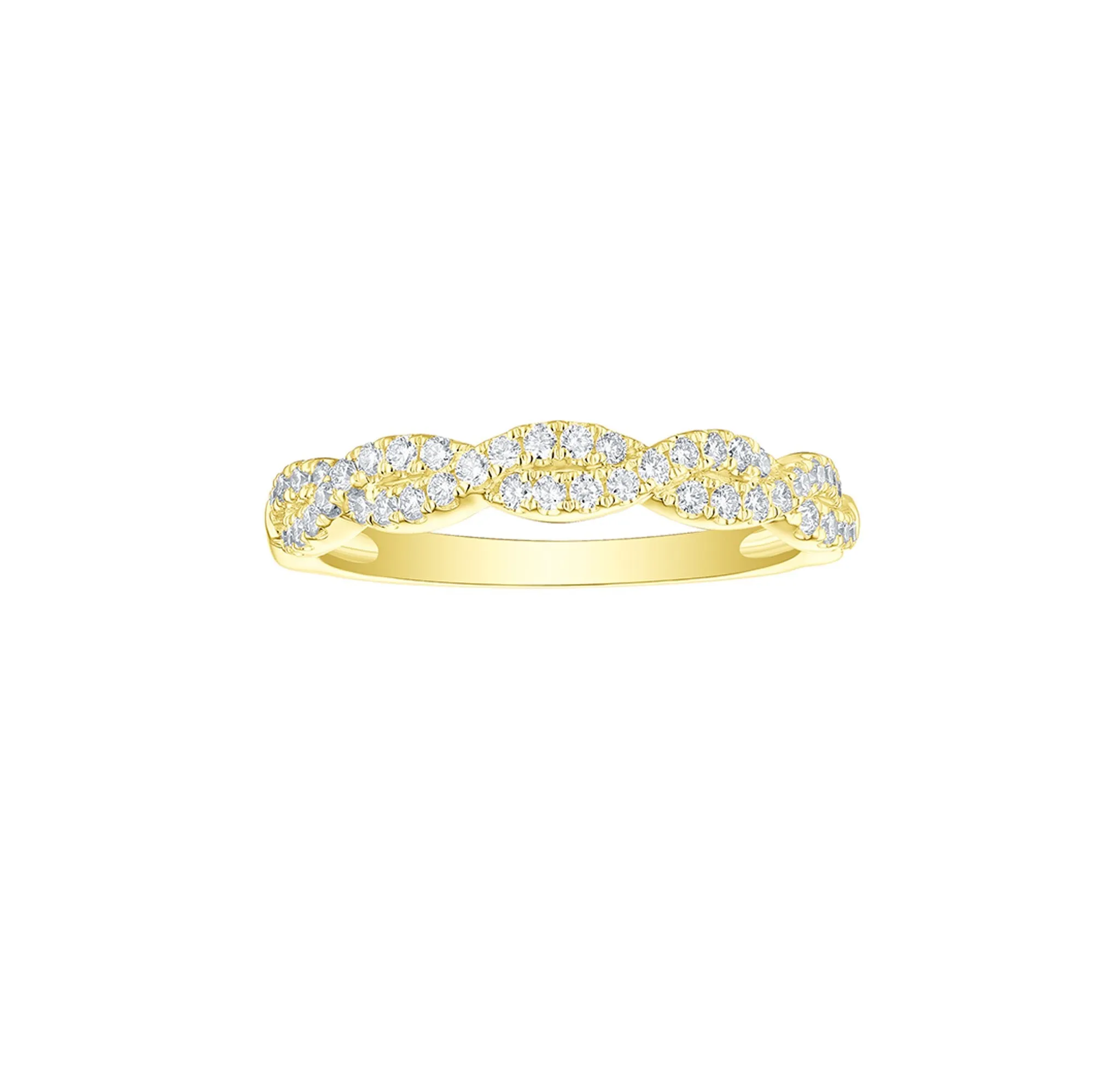 Essentials 0.33ct Twisted Ring <br> R-00261WHT