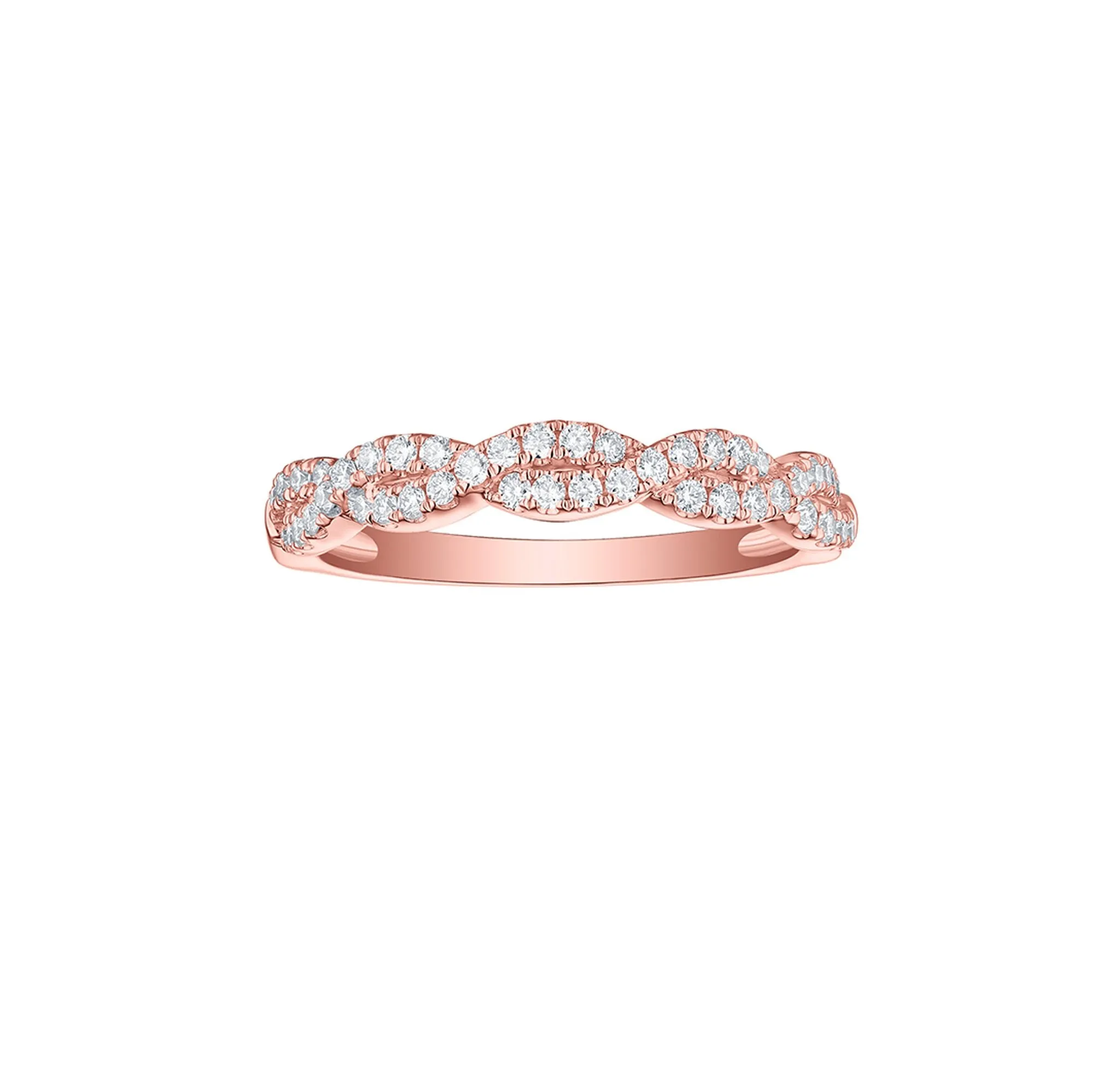 Essentials 0.33ct Twisted Ring <br> R-00261WHT