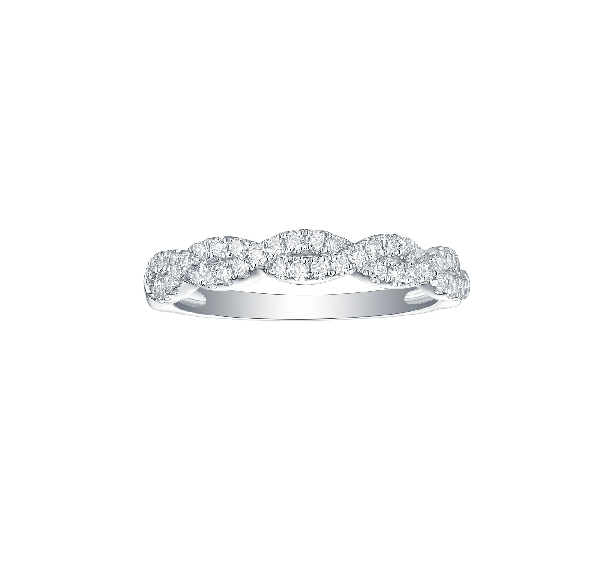 Essentials 0.33ct Twisted Ring <br> R-00261WHT