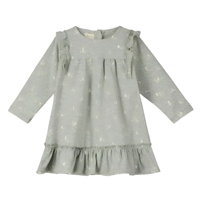 Ettie   H Aswen Jersey Dress (Grey Trees)
