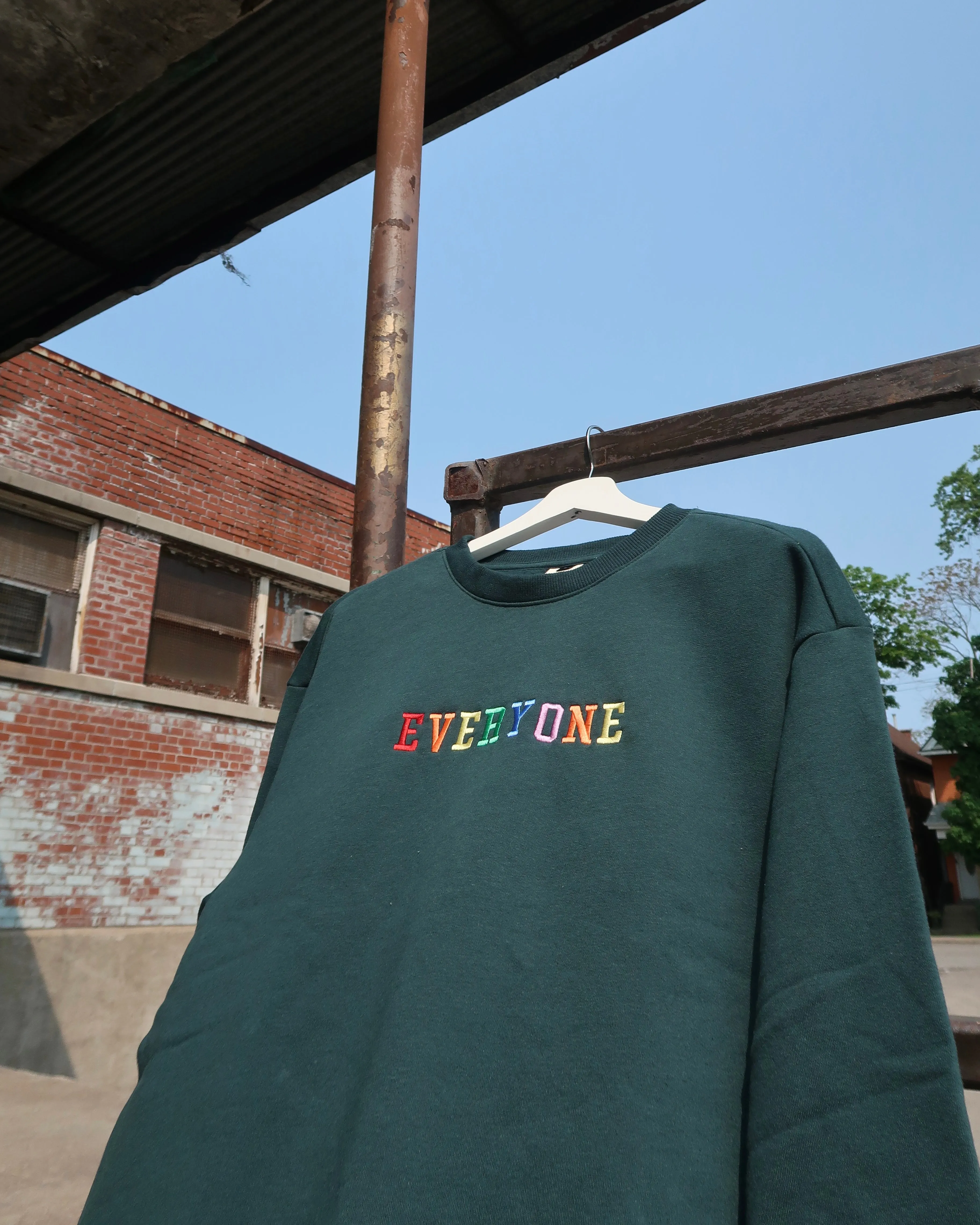 EVERYONE Relaxed Crewneck (DARK GREEN)