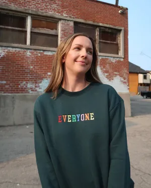 EVERYONE Relaxed Crewneck (DARK GREEN)