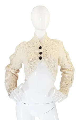 F2005 RTW Alexander McQueen Cable Knit Sweater