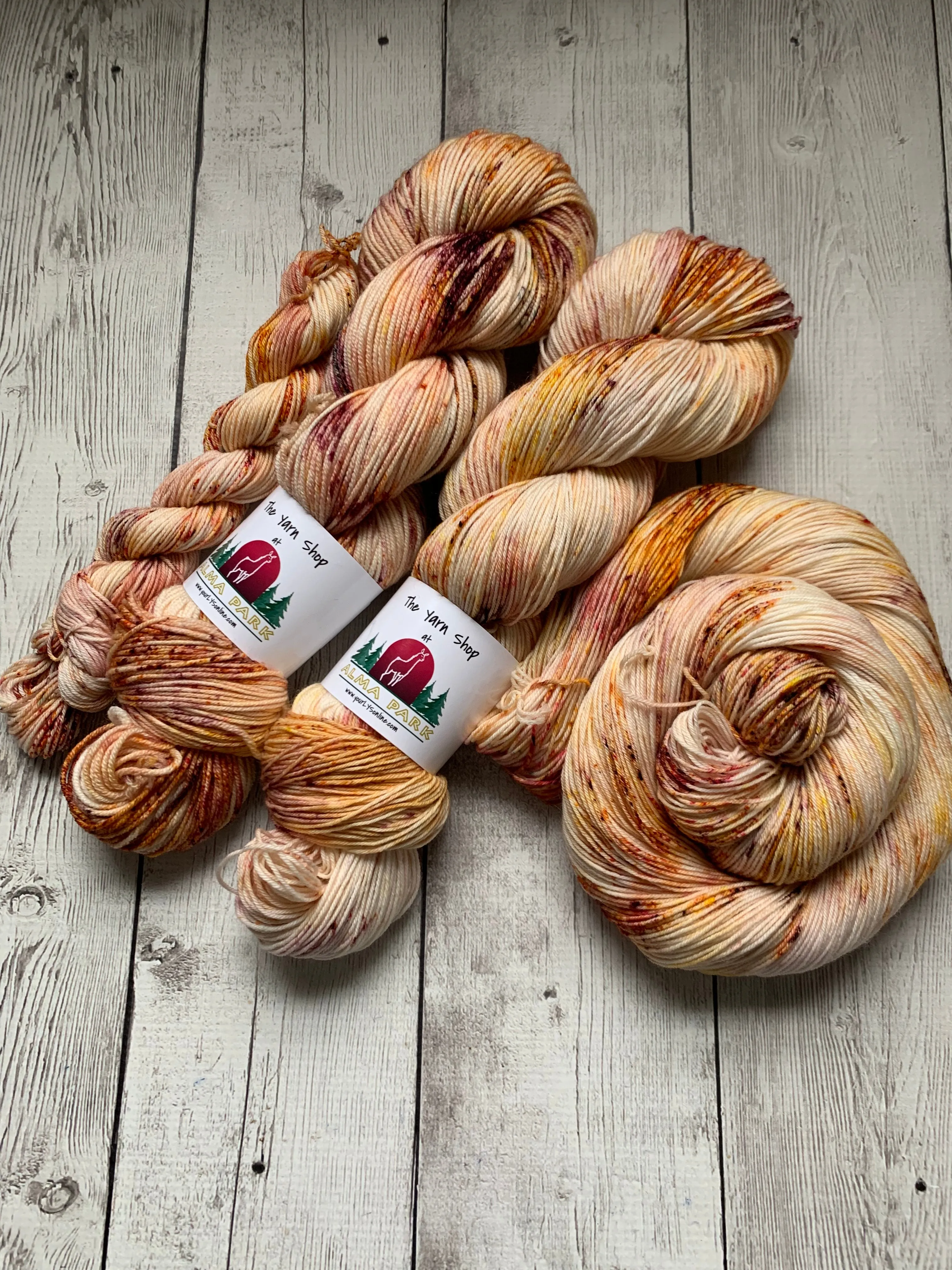 FALLING LEAVES™ -  Hand Painted/Speckled - Multiple Yarn Weights  -  RTS