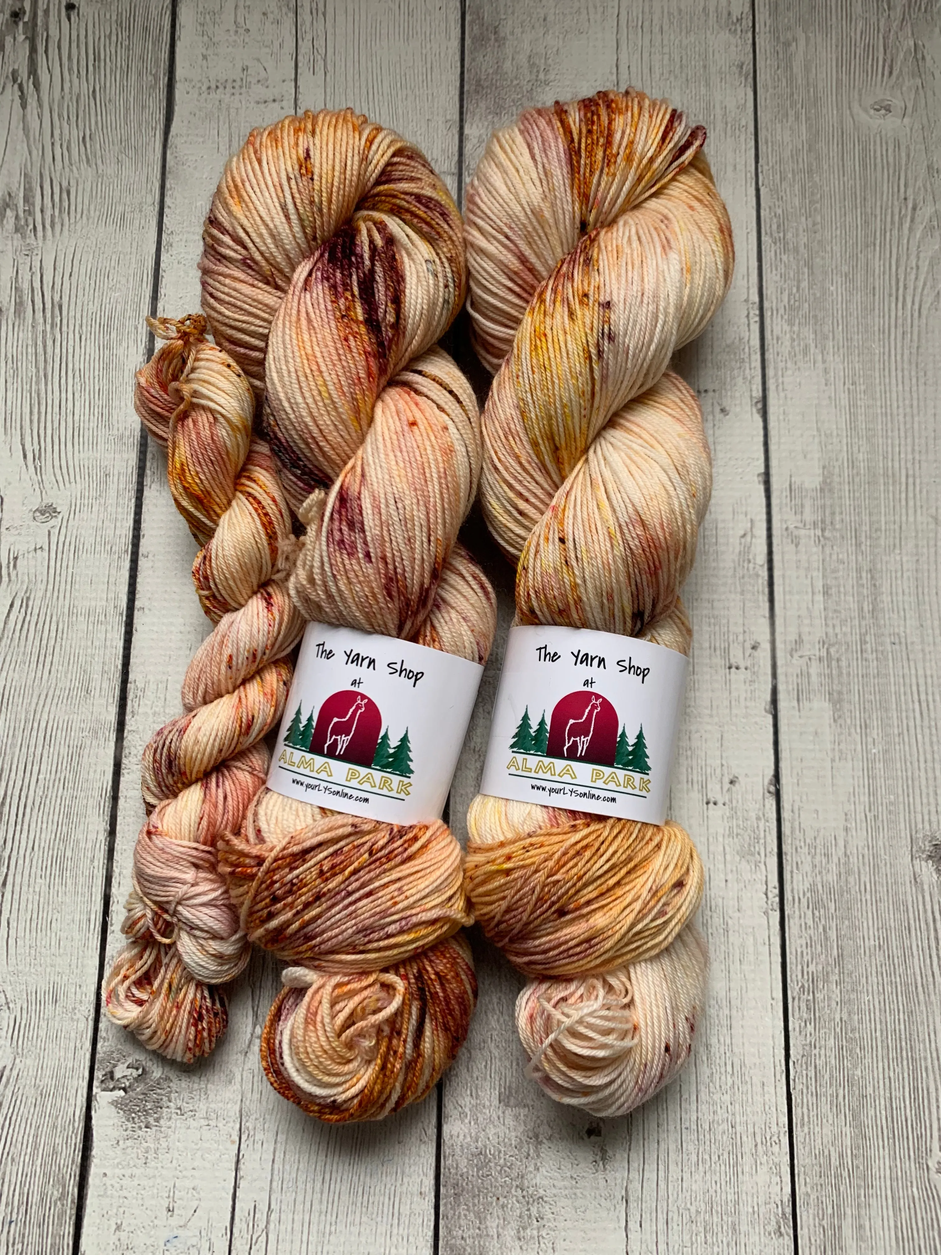 FALLING LEAVES™ -  Hand Painted/Speckled - Multiple Yarn Weights  -  RTS