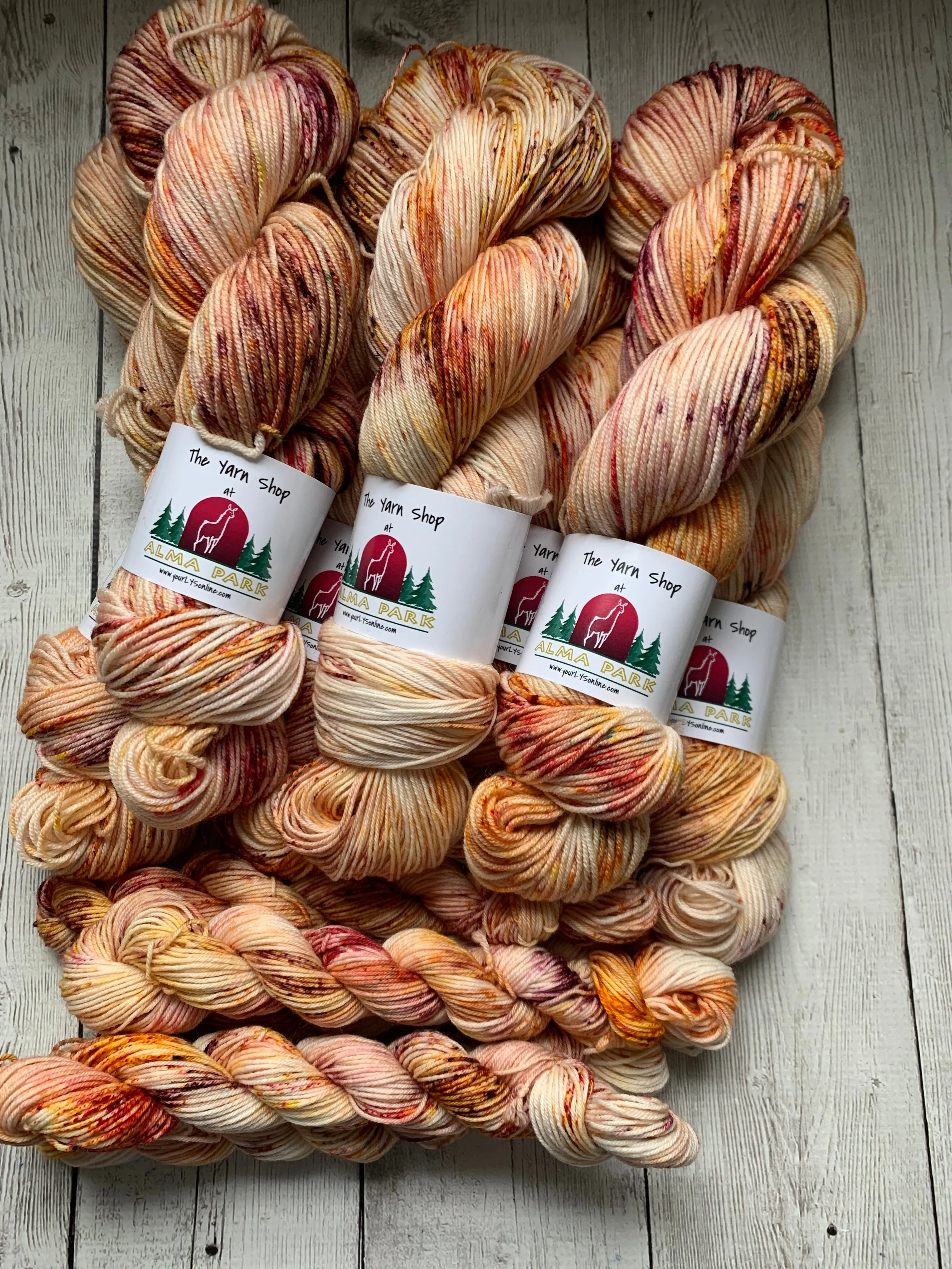 FALLING LEAVES™ -  Hand Painted/Speckled - Multiple Yarn Weights  -  RTS