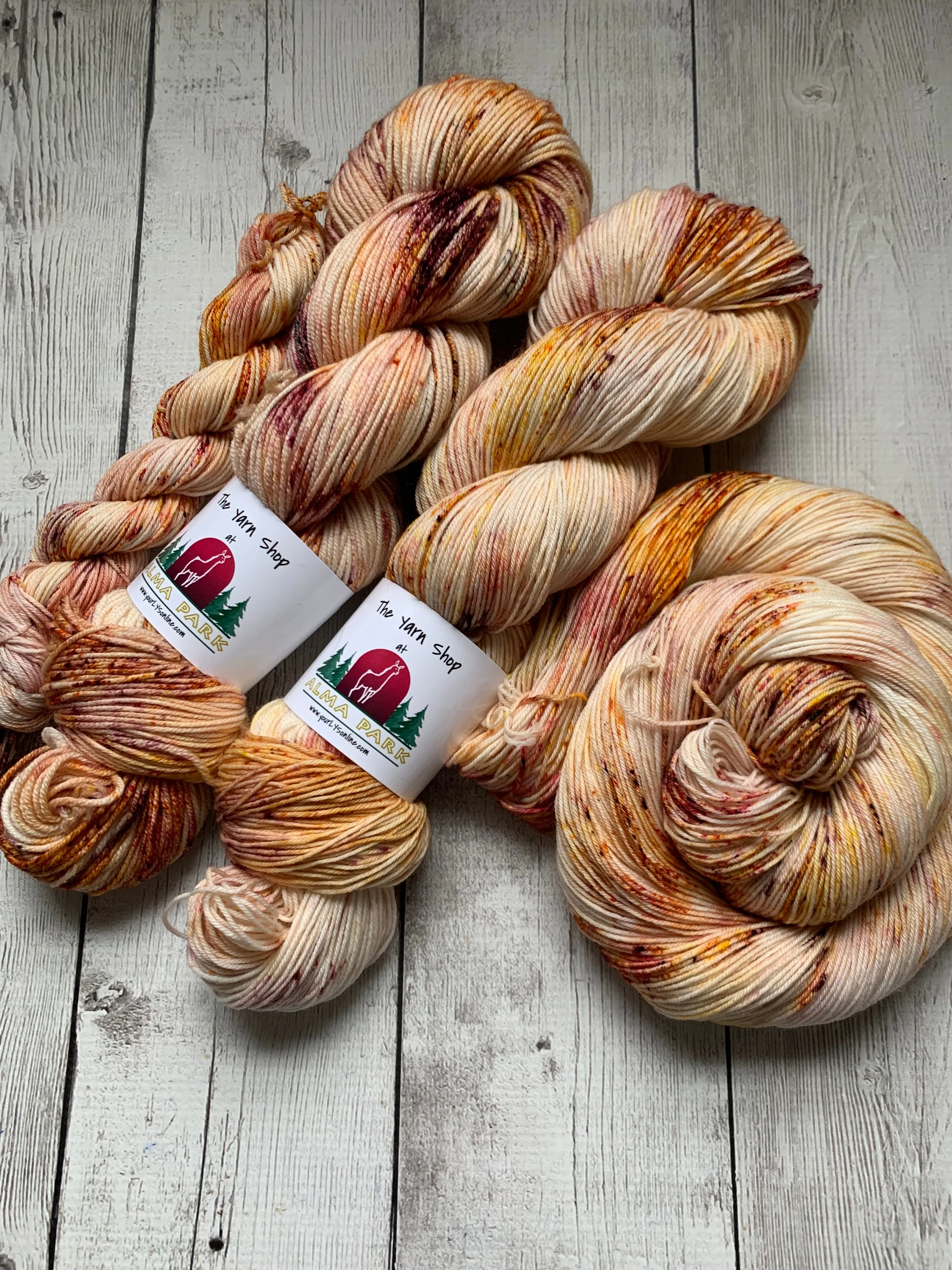 FALLING LEAVES™ -  Hand Painted/Speckled - Multiple Yarn Weights  -  RTS