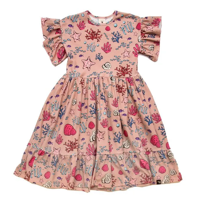 Fiji Short Sleeve Dress - 1 Left Size 8-10 years