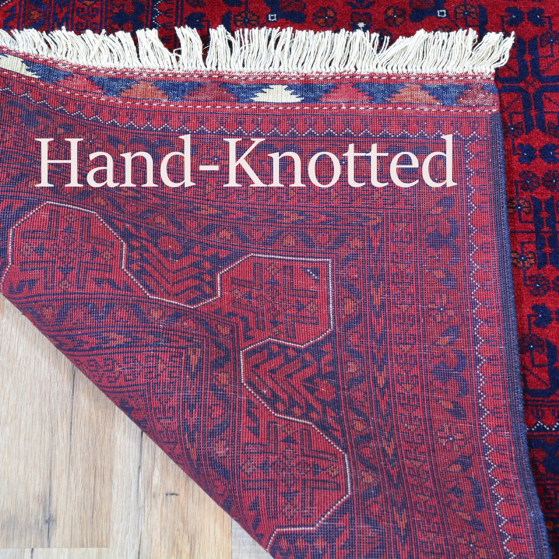 Fine Hand-Knotted Turkmen Tribal Traditional Wool Rug (Size 6.8 X 9.9) Brral-6717