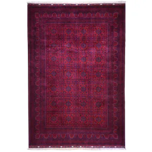 Fine Hand-Knotted Turkmen Tribal Traditional Wool Rug (Size 6.8 X 9.9) Brral-6717