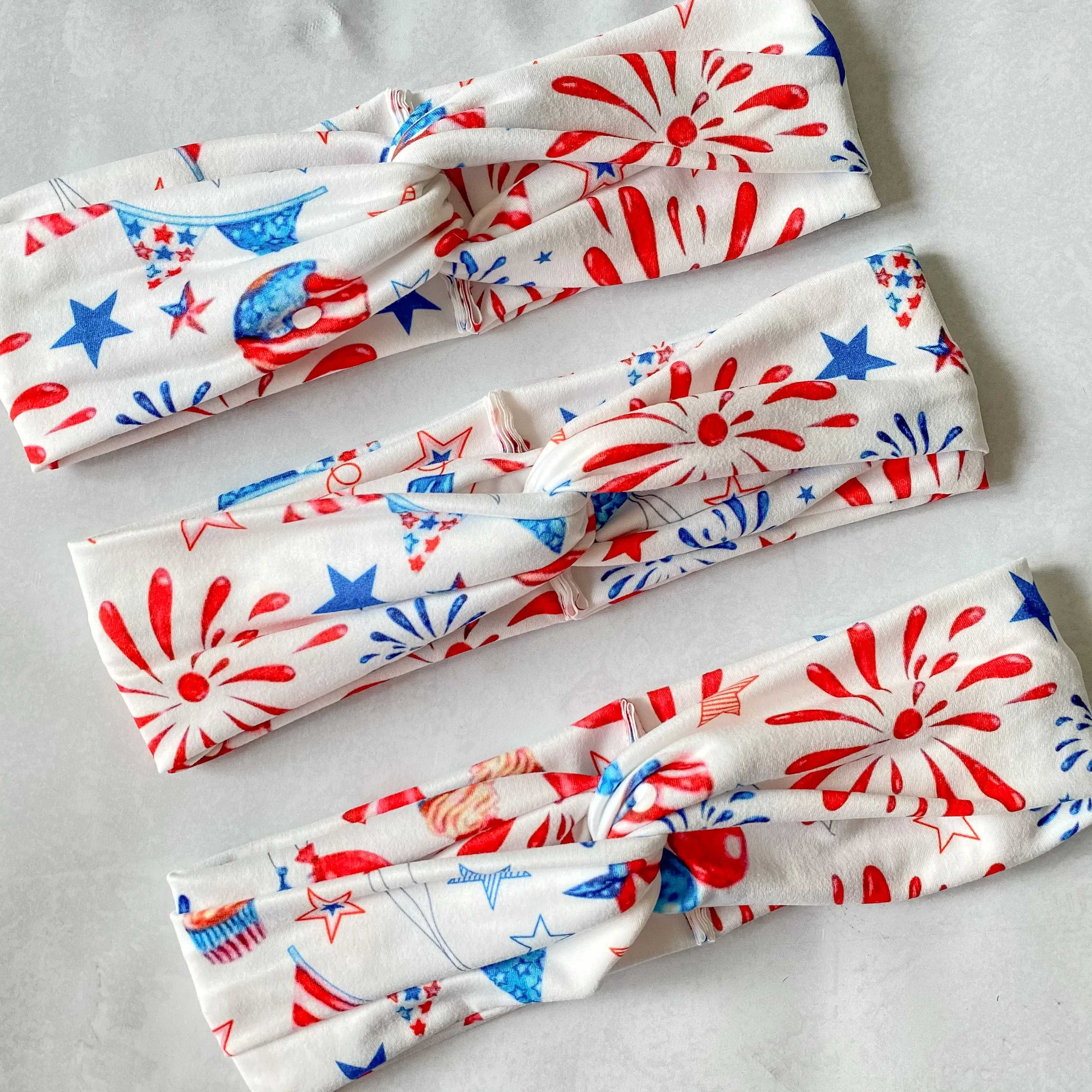 Fireworks Twist Turban Headband