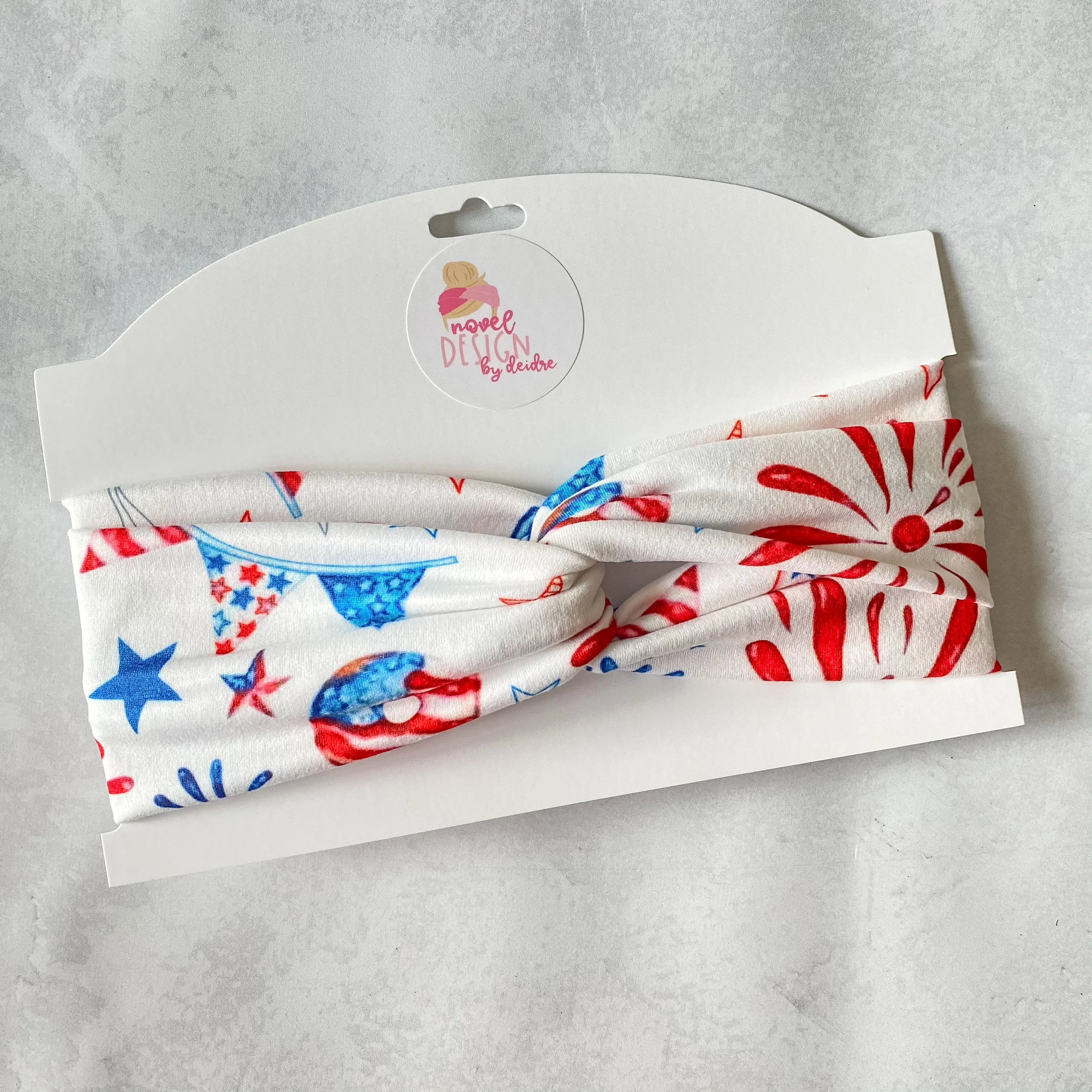 Fireworks Twist Turban Headband