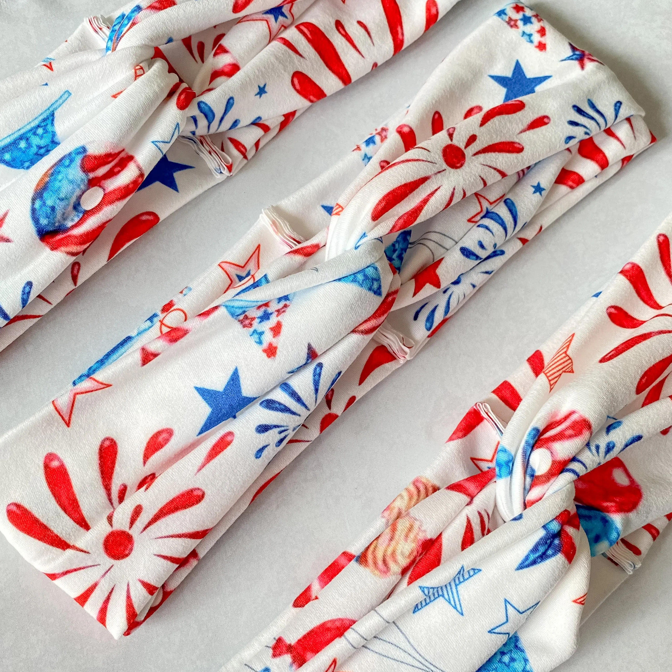 Fireworks Twist Turban Headband
