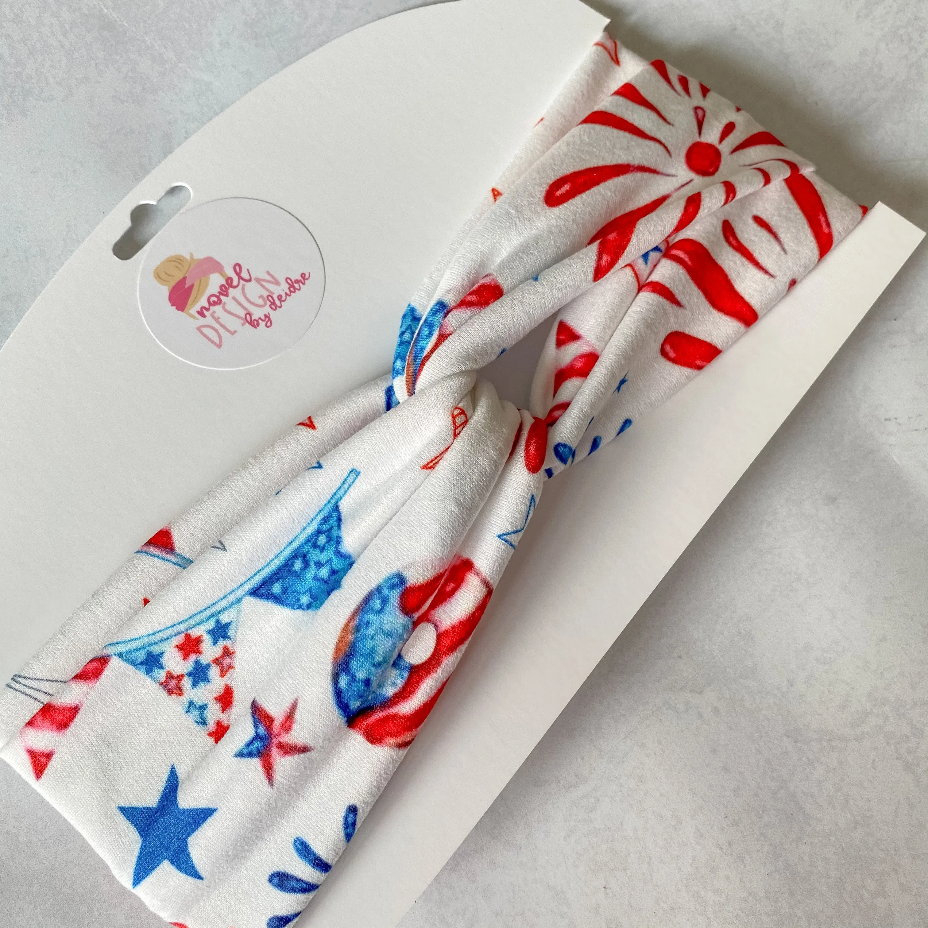 Fireworks Twist Turban Headband