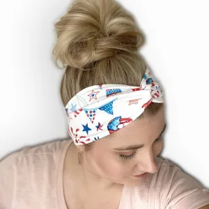 Fireworks Twist Turban Headband