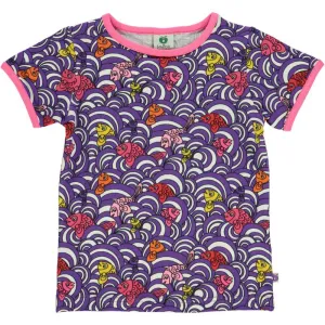 Fish Short Sleeve T-Shirt - Purple - 2 Left Size 2-3 & 4-5 years