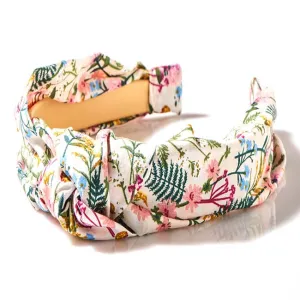 Floral Collection Wildflowers Knotted Headband - Print