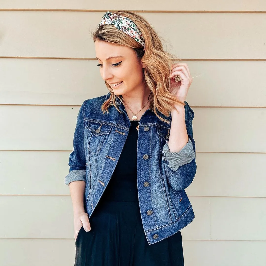 Floral Collection Wildflowers Knotted Headband - Print