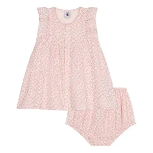 Floral Dress with Bloomers in Pink