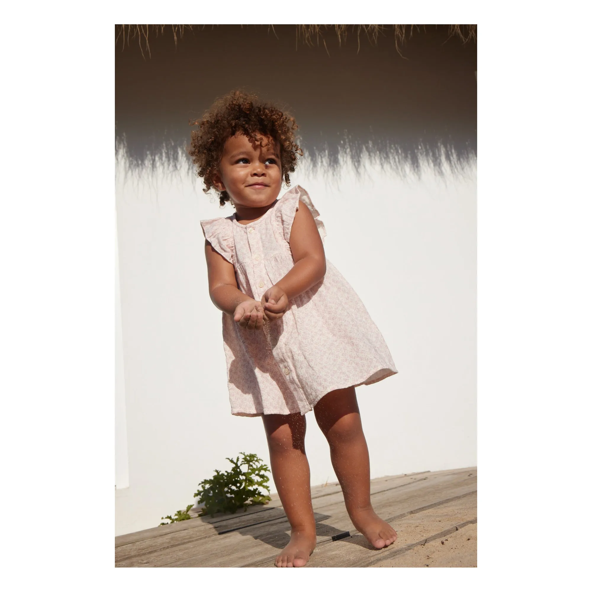 Floral Dress with Bloomers in Pink