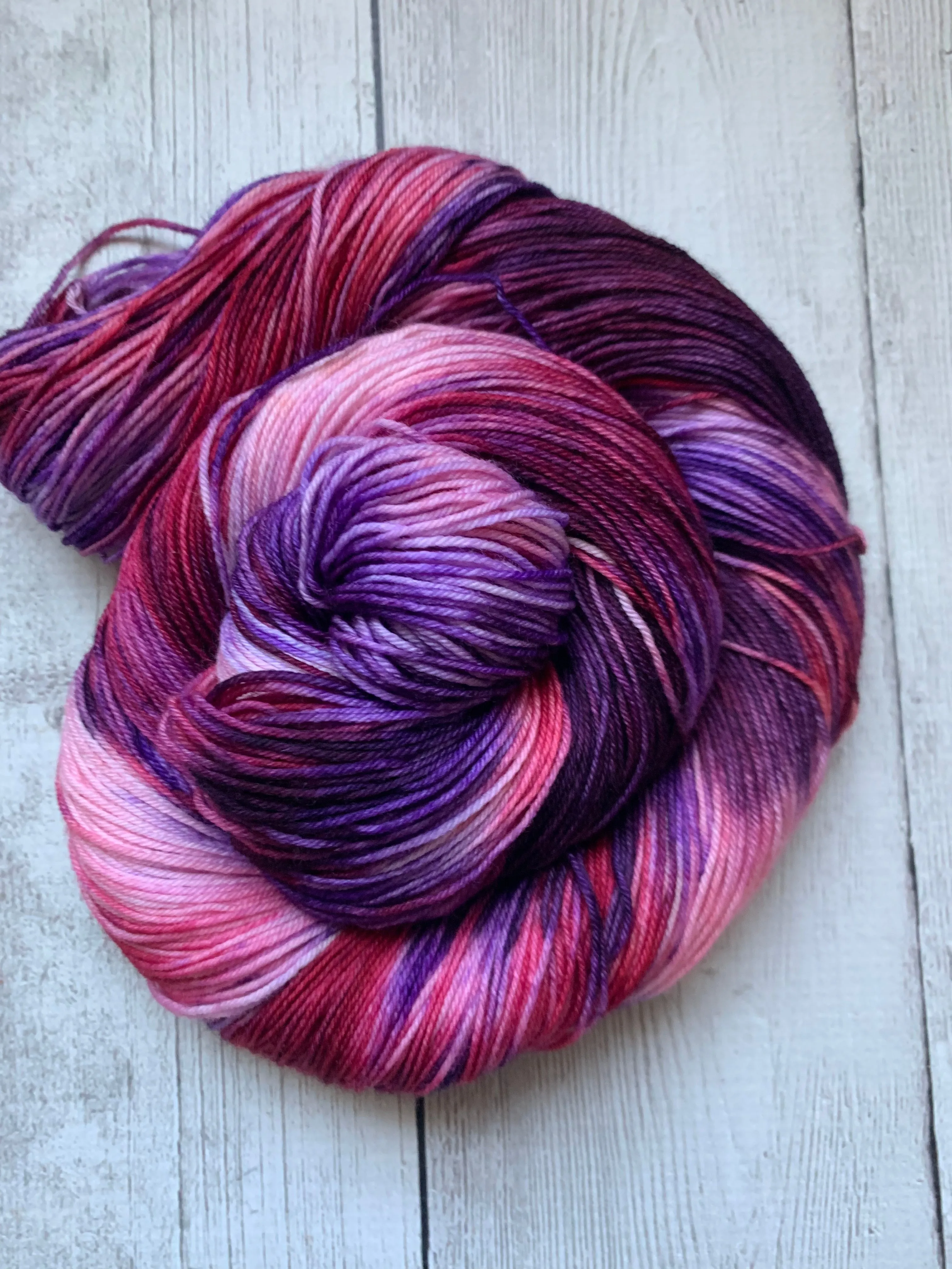 FLUORITE -  Handpainted  Multiple Yarn Weights  -  RTS