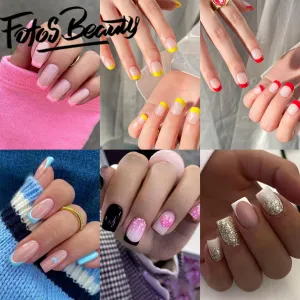Fofosbeauty 6*24pcs Press on Nails, Artificial Acrylic Nails for Salon Quality in Seconds 03
