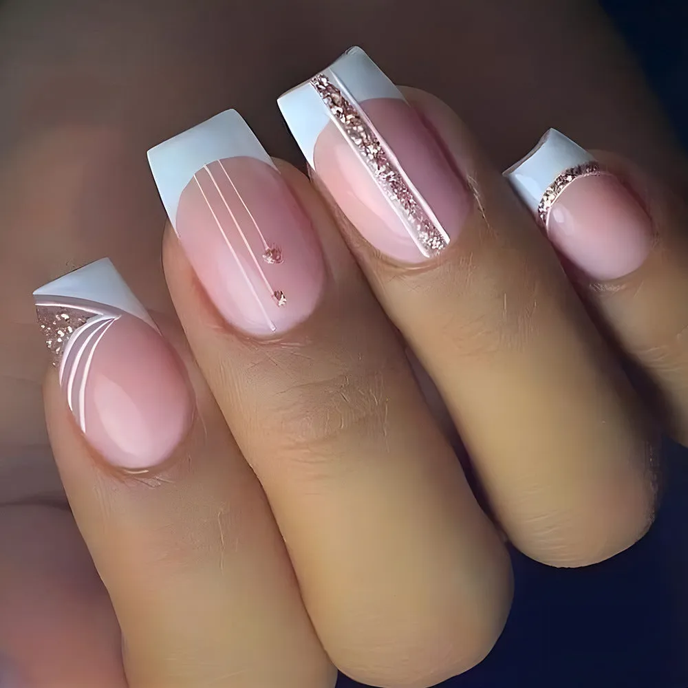 Fofosbeauty 6*24pcs Press on Nails, Artificial Acrylic Nails for Salon Quality in Seconds 08
