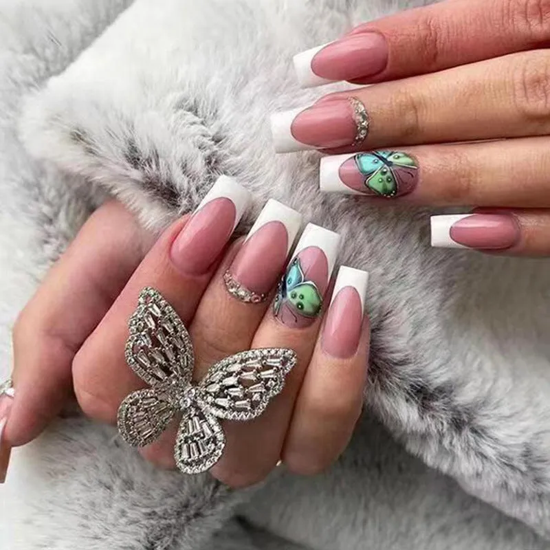 Fofosbeauty 6*24pcs Press on Nails, Artificial Acrylic Nails for Salon Quality in Seconds 08