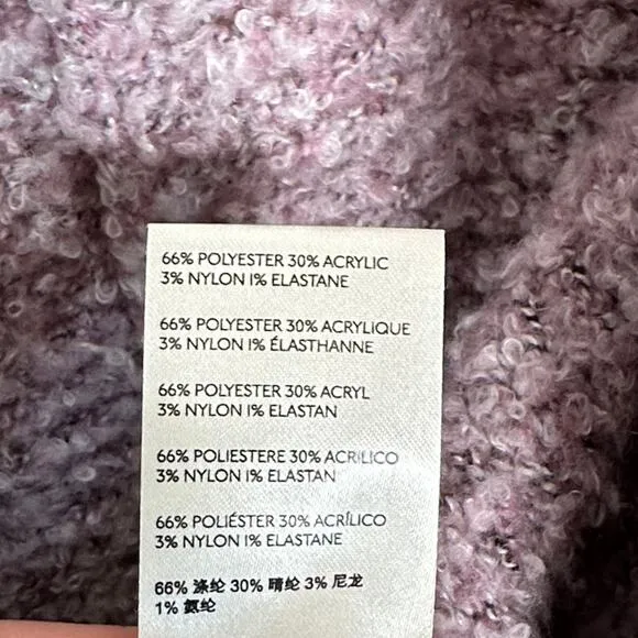 FREE PEOPLE BFF Cardigan Sweater Passion Flower Purple Lilac