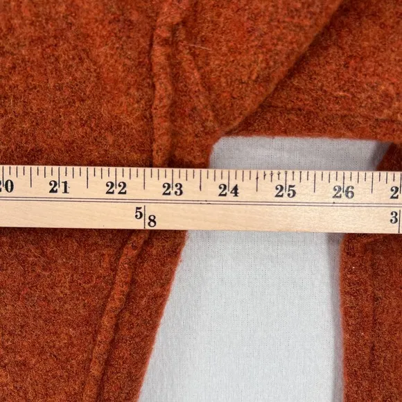 FREE PEOPLE Eucalyptus Cardigan Sweater Womens XS Rust Orange Brown Slouchy Cozy