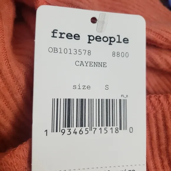 Free People Main Squeeze Hacci Balloon Sleeve Top