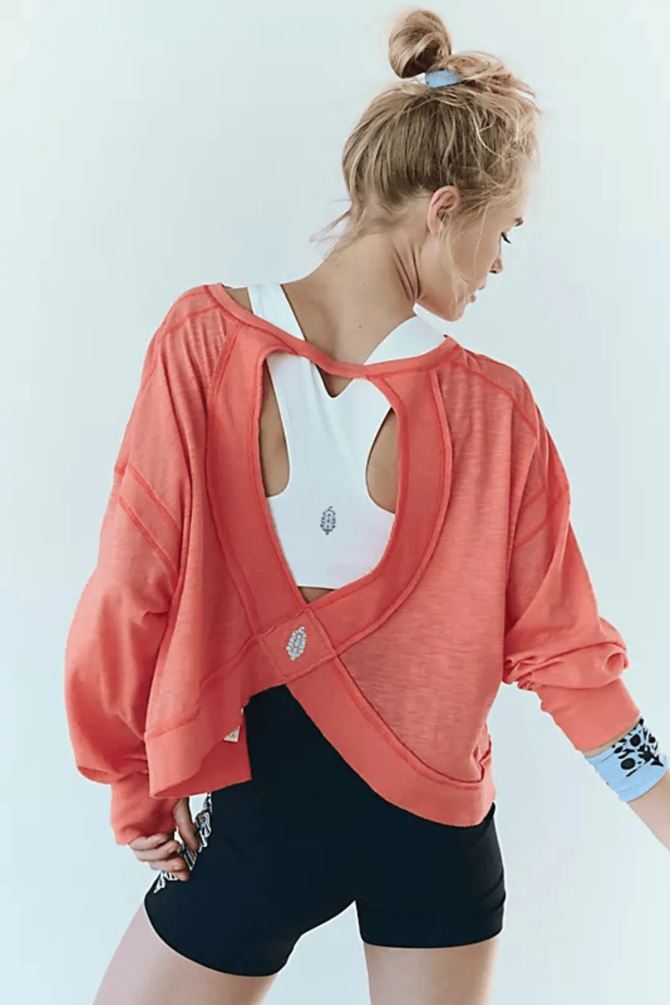 Free People: My Time Layer Tee in Flame