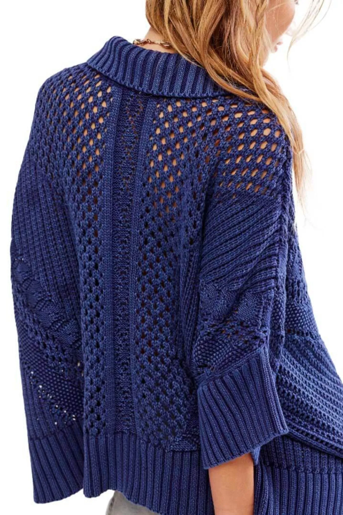 Free People: To the Point Polo in Midnight Rain
