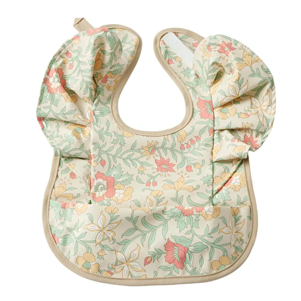 Frilled Bib - 6M  (3 designs)