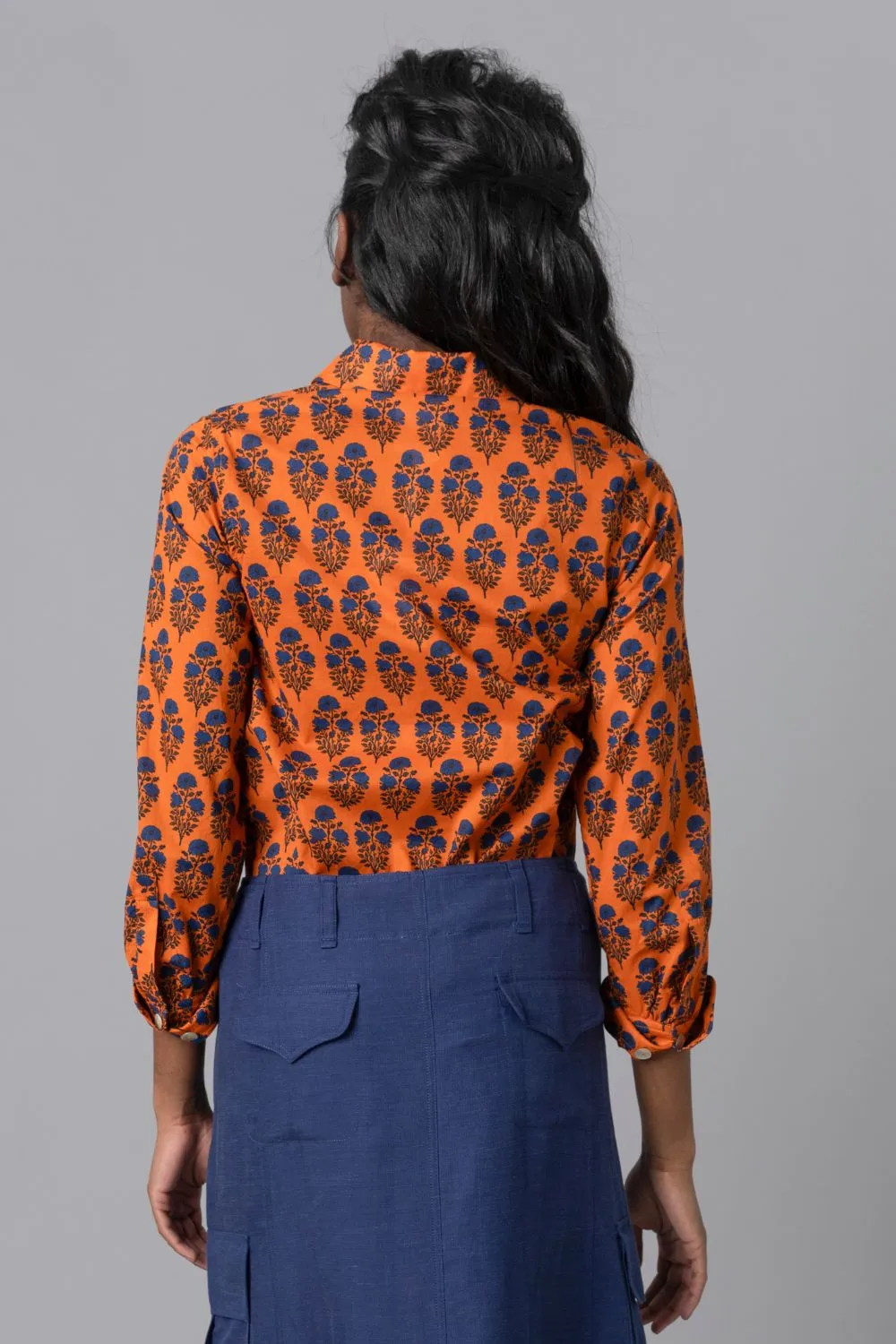 Frilled Button Down