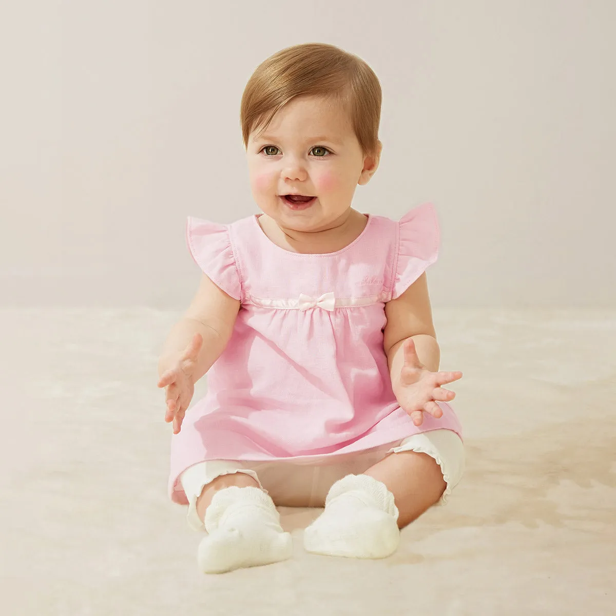 Frilled Gauze Baby Dress