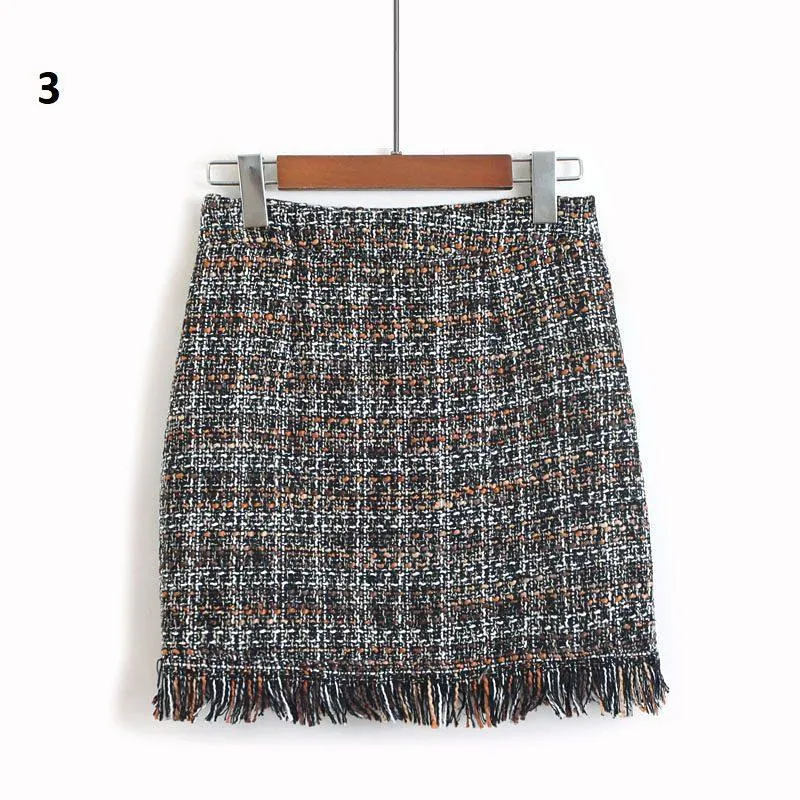 Frilled Hem Mini Skirt