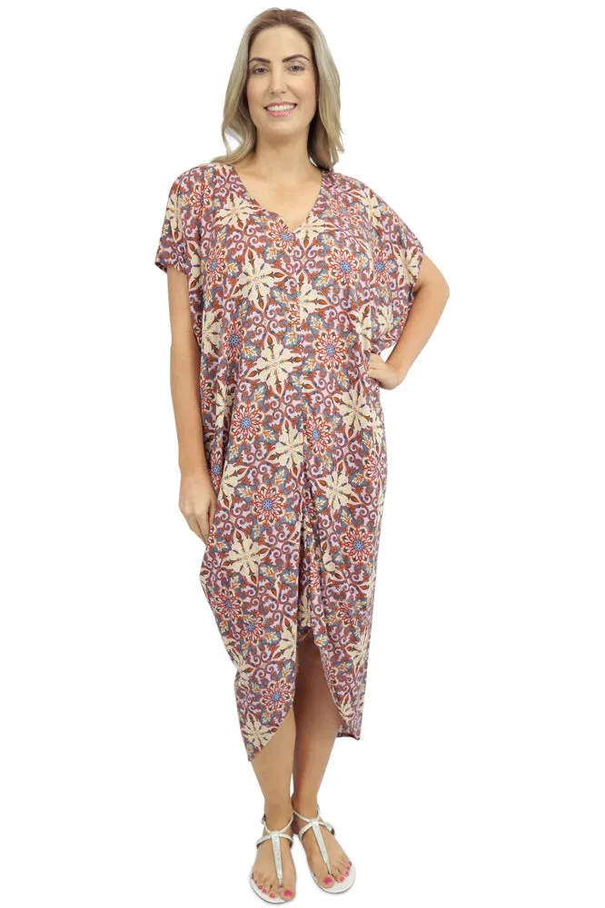 Frilled Toga Dress "Tibet"