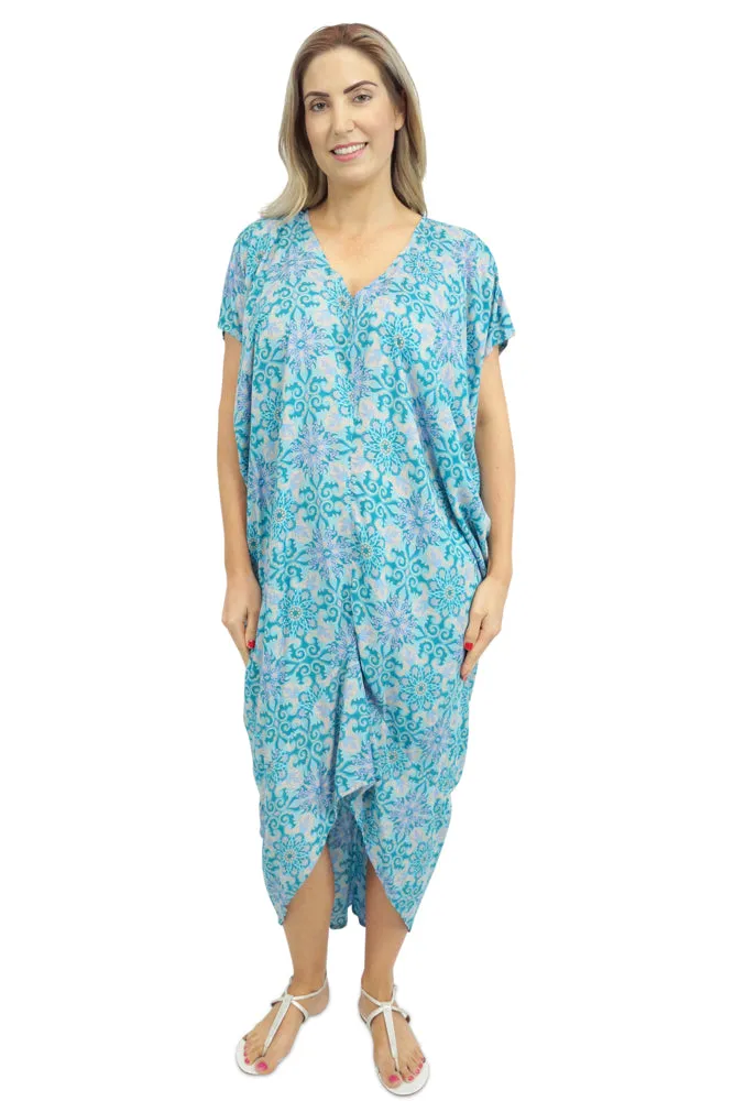 Frilled Toga Dress "Tibet"