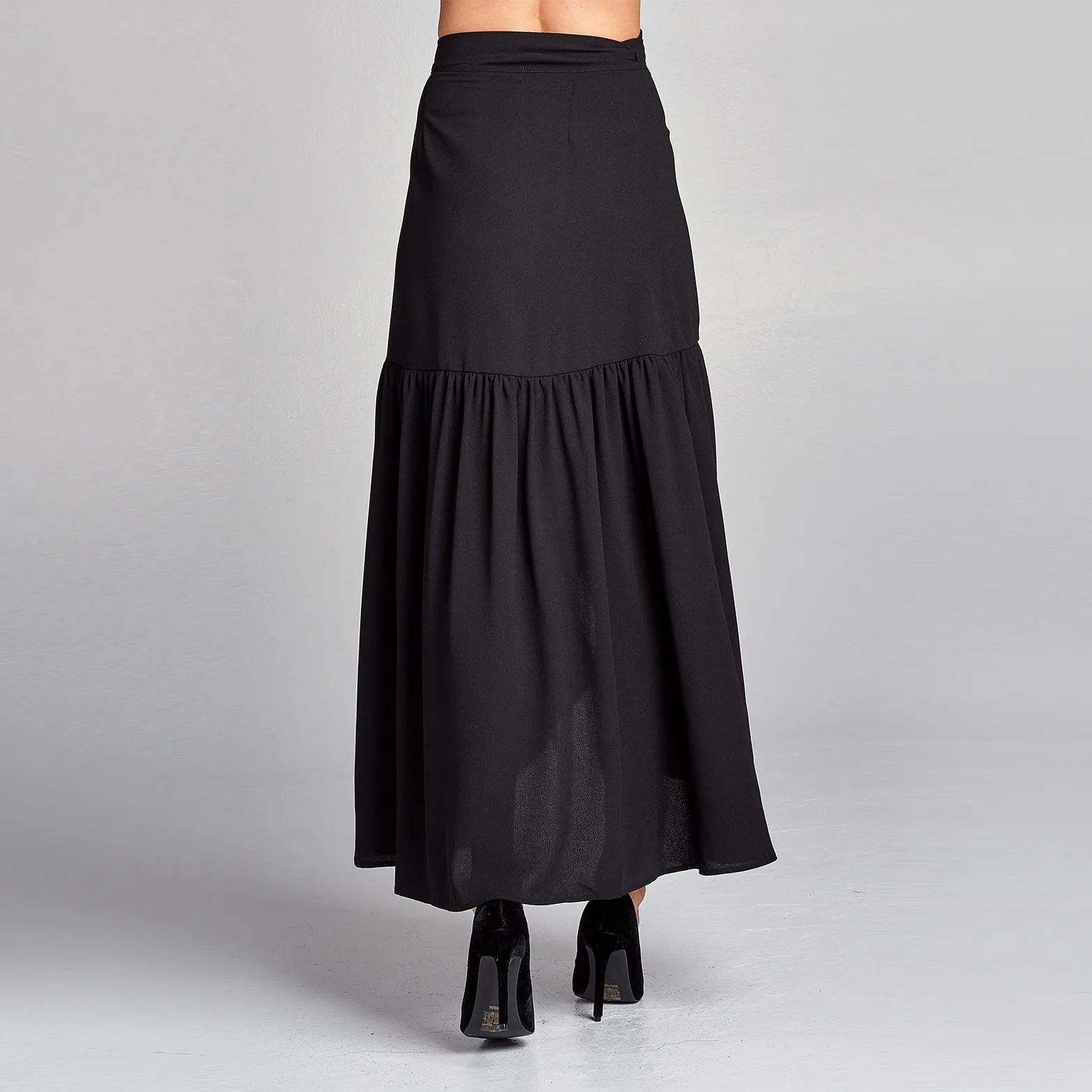 Frilled Wrap Skirt