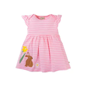 Frugi Bobby Infant Dress Pl4pi Rabbit