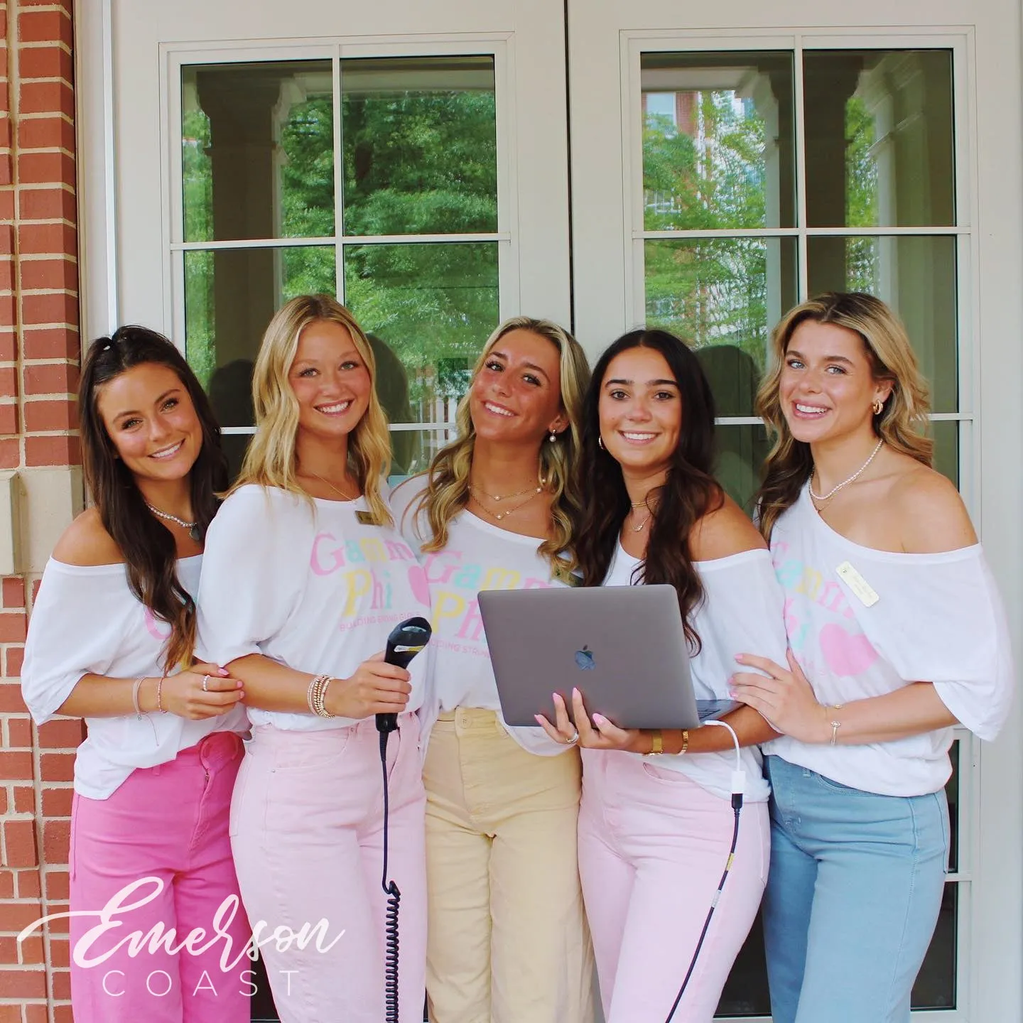 Gamma Phi Beta Pastel Building Strong Girls Slouchy Tee