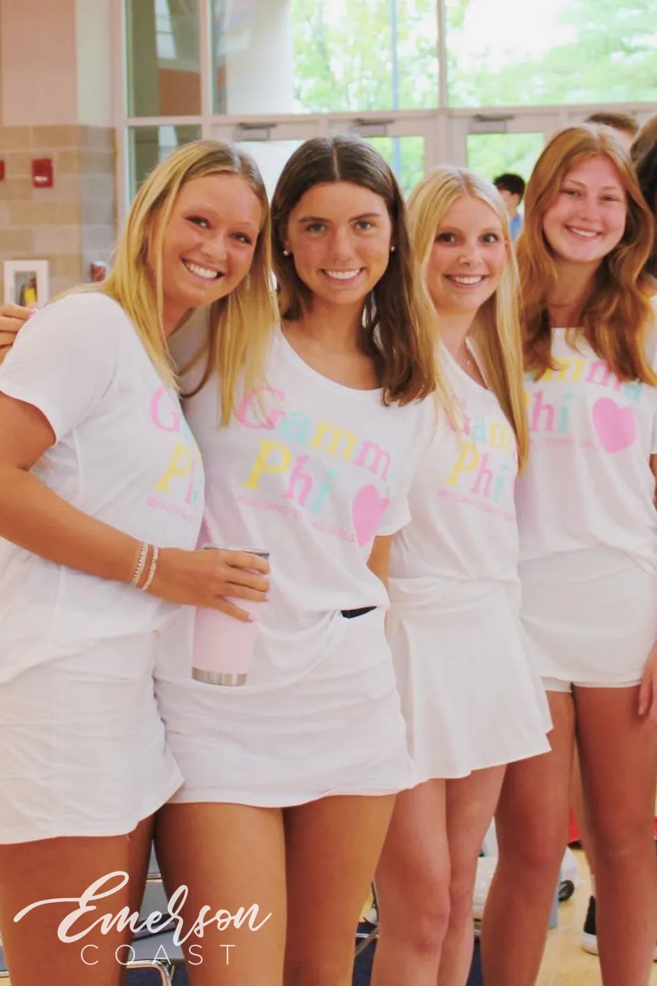 Gamma Phi Beta Pastel Building Strong Girls Slouchy Tee