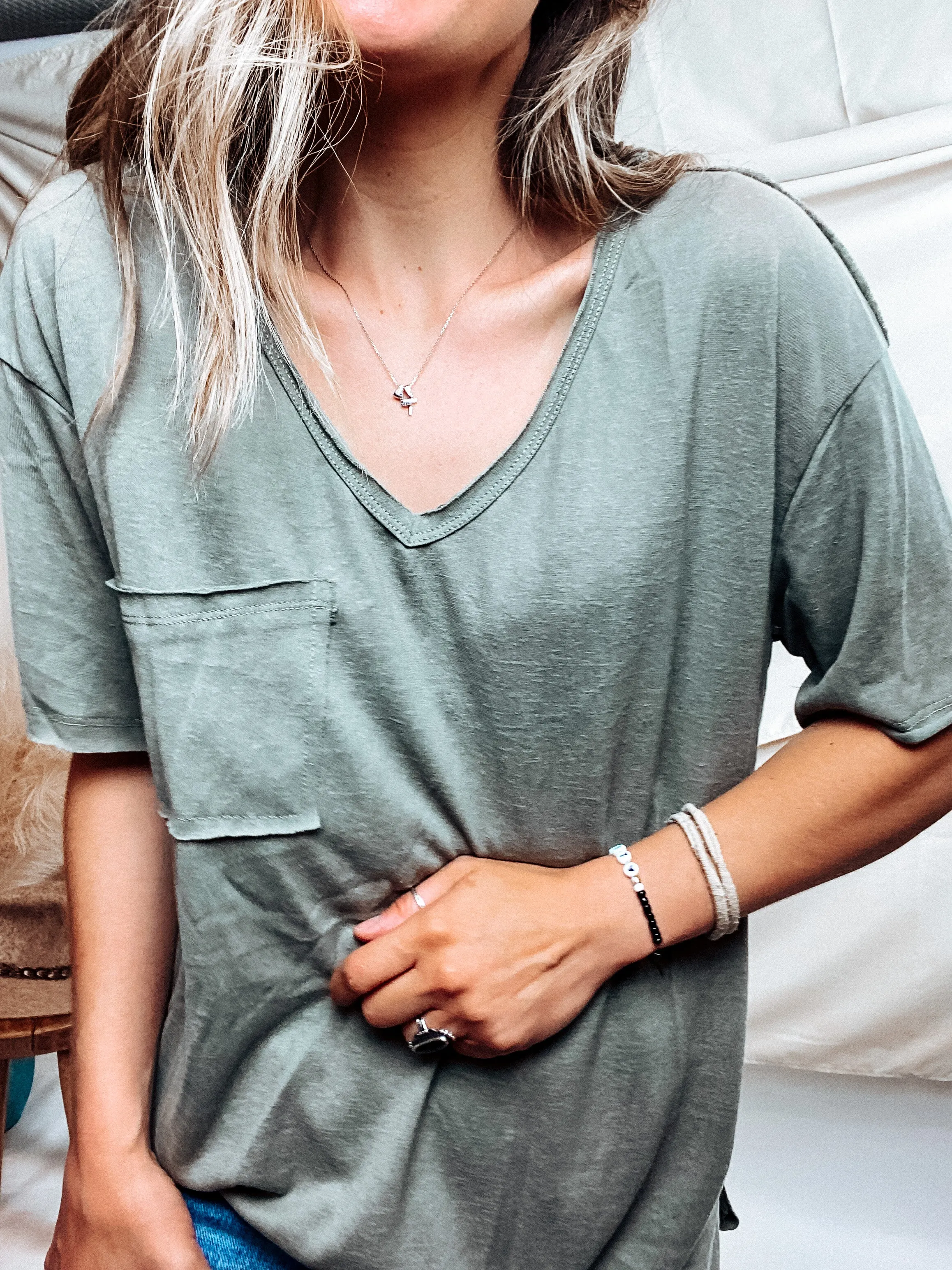Georgia Relaxed Pocket Tee