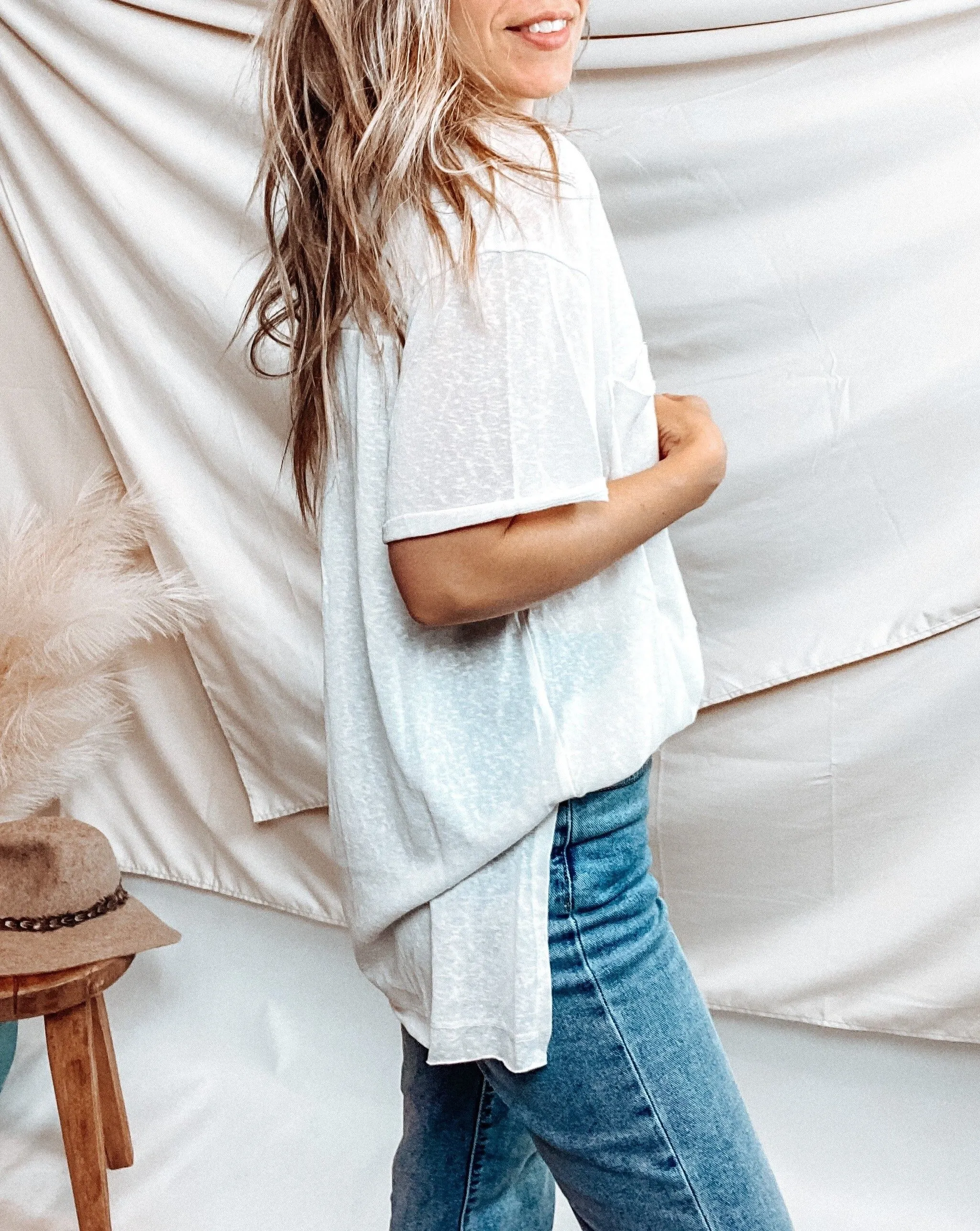 Georgia Relaxed Pocket Tee