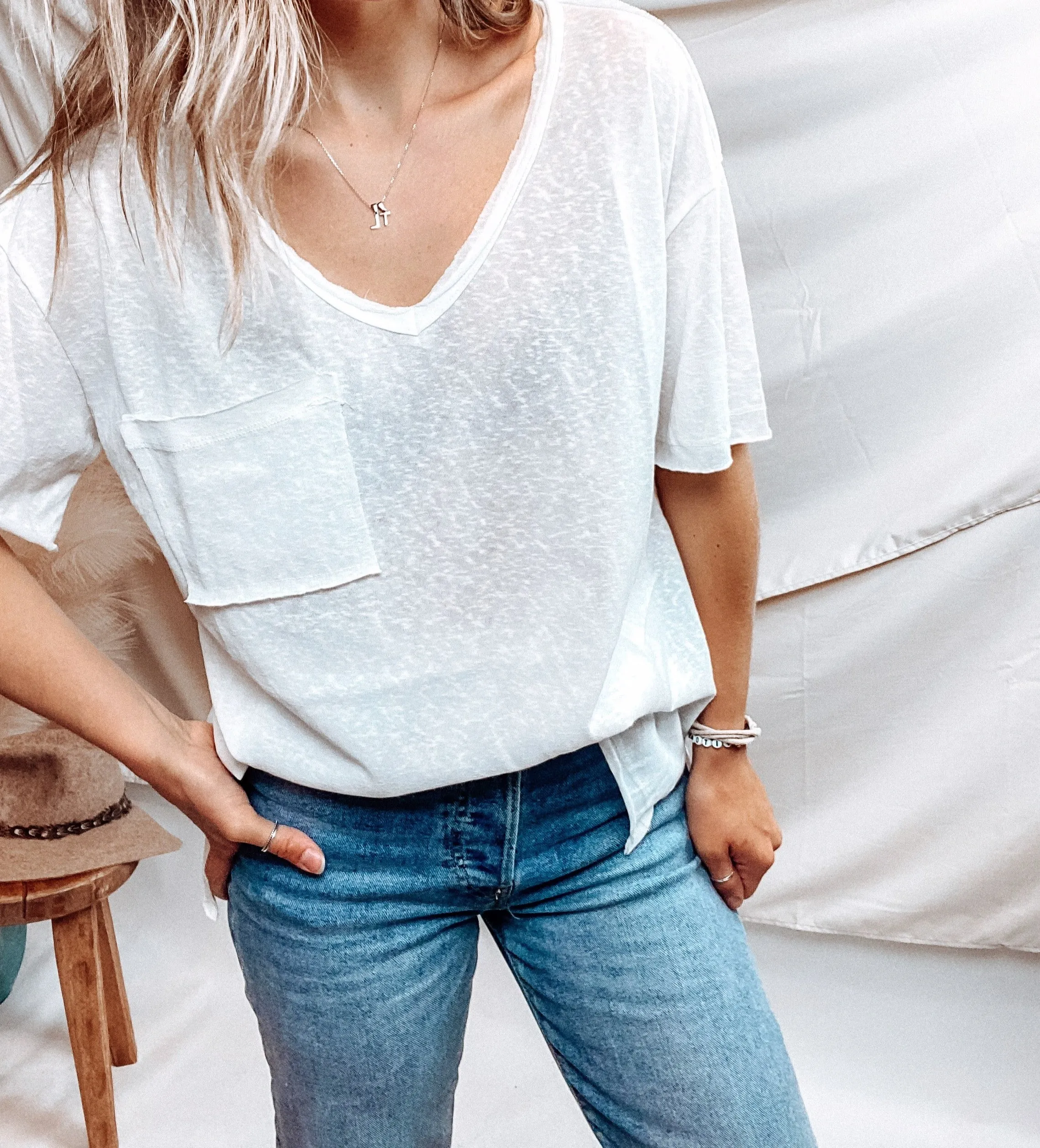 Georgia Relaxed Pocket Tee