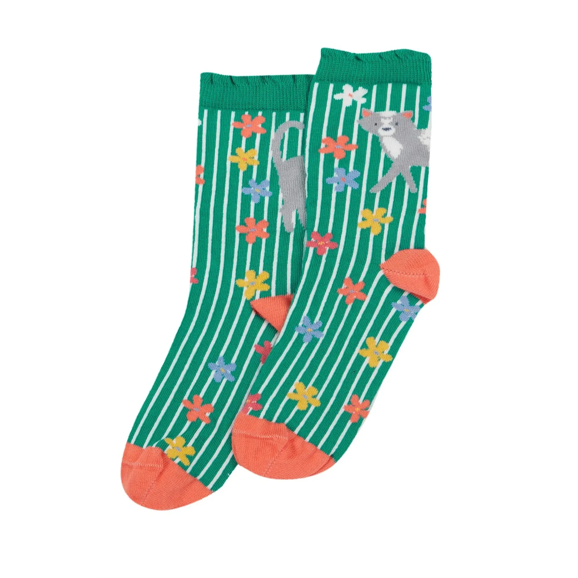 Get Outside Frill Socks -2 Pack - 1 Left Size 4-6 years
