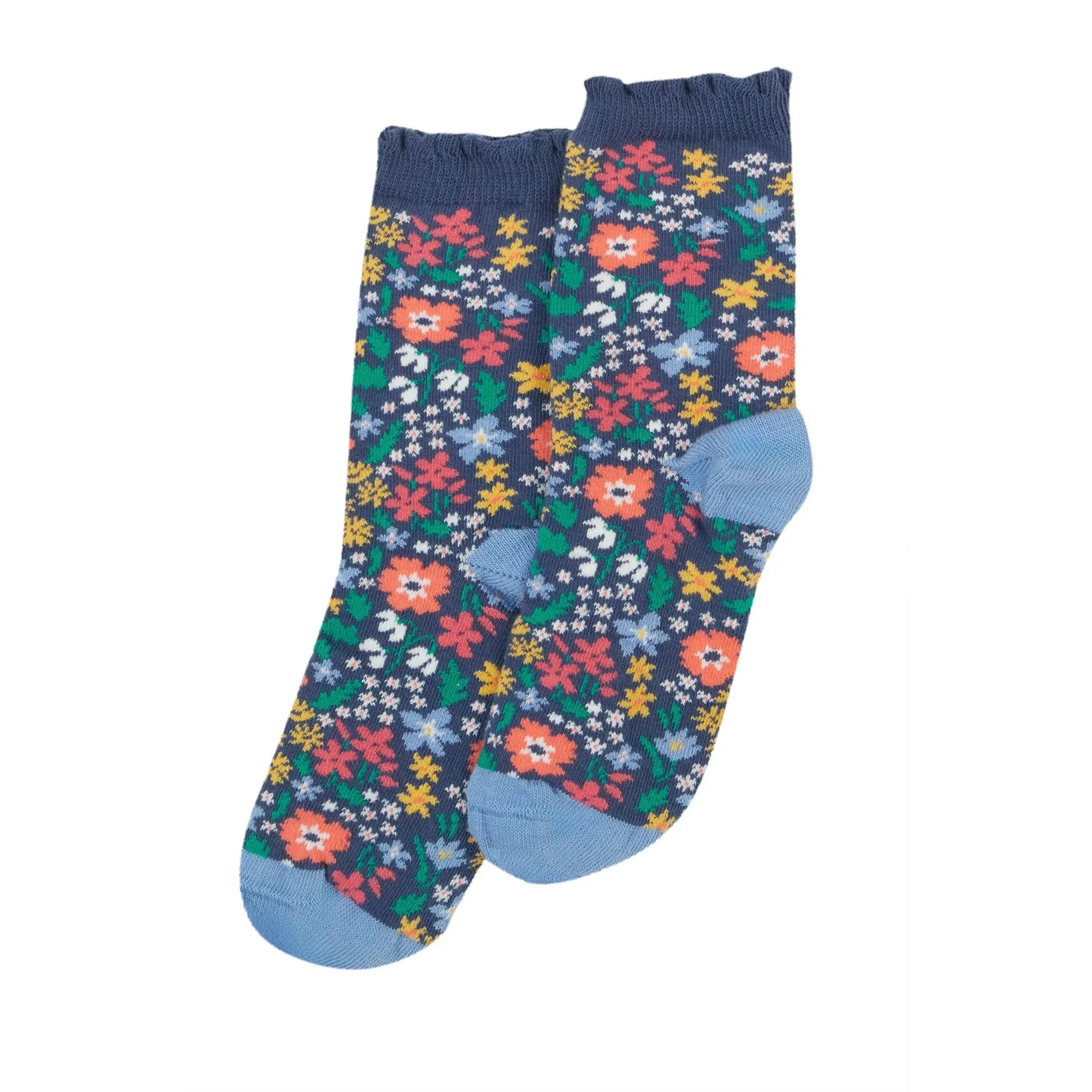 Get Outside Frill Socks -2 Pack - 1 Left Size 4-6 years
